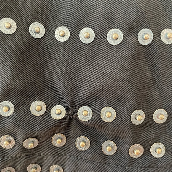 Moschino Jeans Grommet Skirt Size 4 - Picture 9 of 9